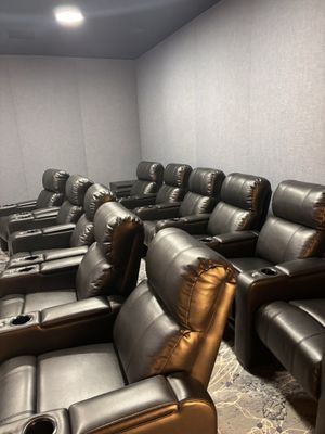 We have a theatre where you can enjoy movies!