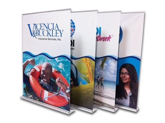 banner stands, retractable banner stands, tradeshow displays