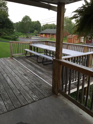 Porch dining