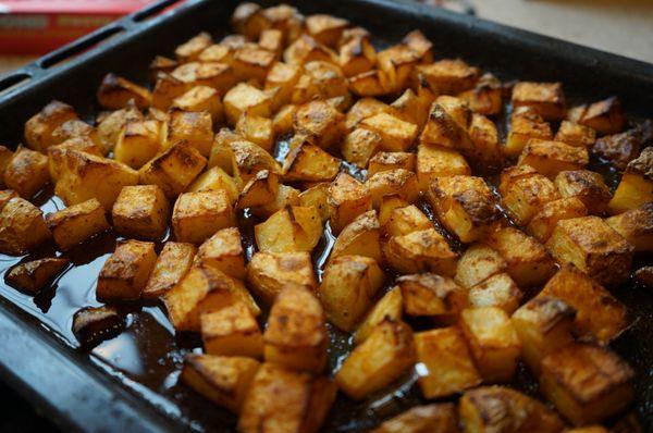 Harissa Roasted Potatoes