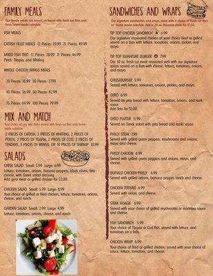 Our Menu!