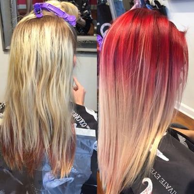 Before and after by Mandie