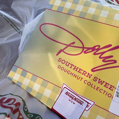 Limited time Dolly Southern Sweet Donuts