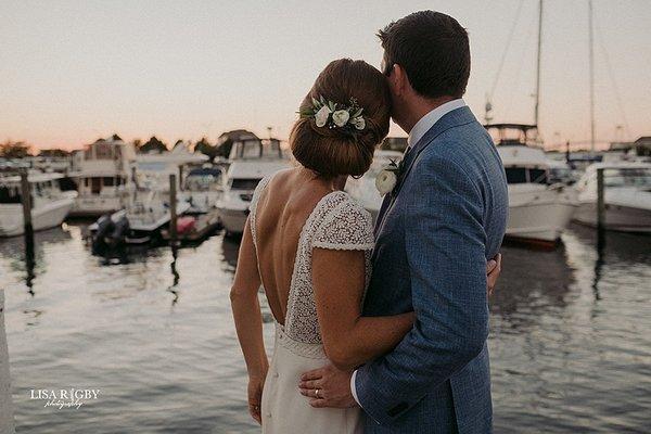 Bridal chignon updo