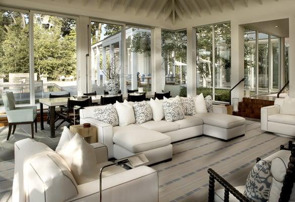 Lake House Residence by Suzanne Lovell, Inc.