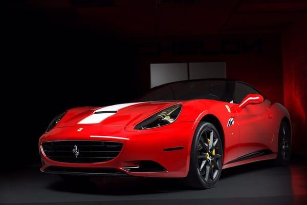 Ferrari California in 3M gloss dragon fire red, by Echelon Autosports