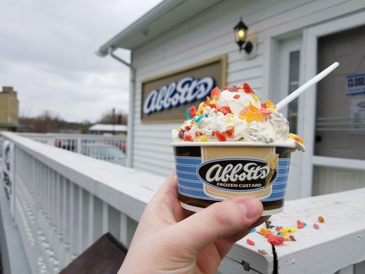 Fruity Pebbles Custard