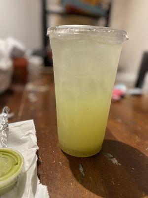 Cucumber limeade w/ Chia seeds  Agua Fresca - 32 Oz.