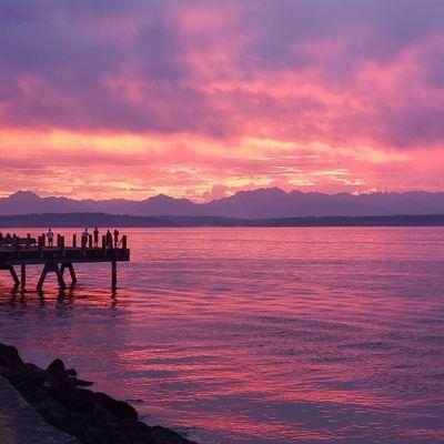 Hawthorne Massage and Self Care in West Seattle is inspired by nature and our incredible sunsets.