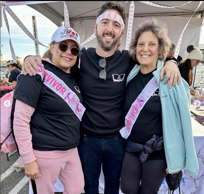 We had so much fun at the Making Strides against Breast Cancer walk yesterday in Point Pleasant Beach!