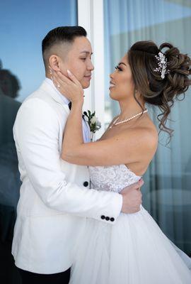 Wedding glam updo!