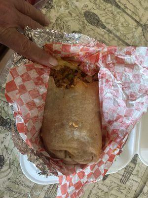 Birria super burrito