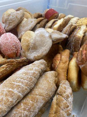 One of our many selections of breads, and desserts!