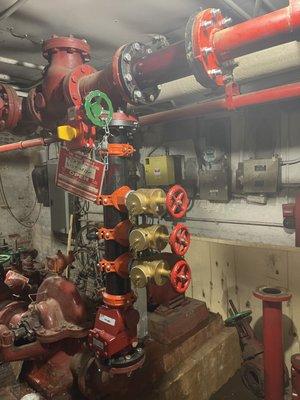 Buckmiller altered the existing system to meet proper install requirements and NFPA25's requirements to test all fire pumps.