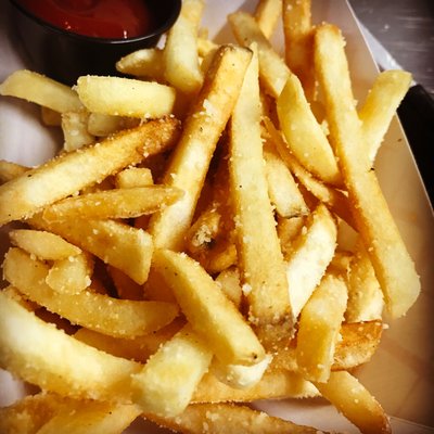 Our seasoned fries pair perfectly with any sandwich on the menu!