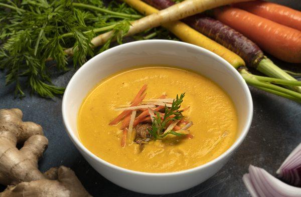 Roasted Carrot Ginger Soup