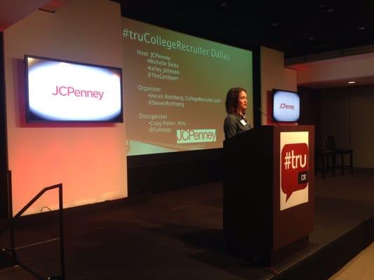 #truCollegeRecruiter conference hosted by JCPenney at their headquarters in Dallas, Texas