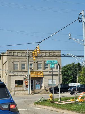 Closing soon then will be torn down, a historic 115 year old building to expand Romeo Plank to 4 lanes with a roundabout. 8/30/2024