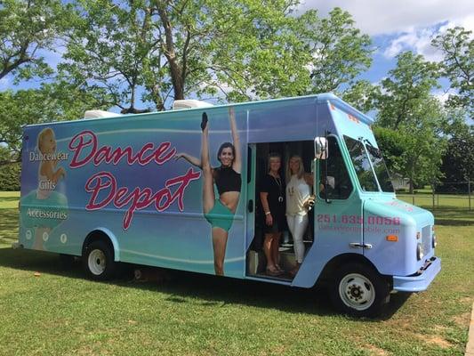 We are now mobile! To book our truck, call the store or email us at dancedepotal@gmail.com