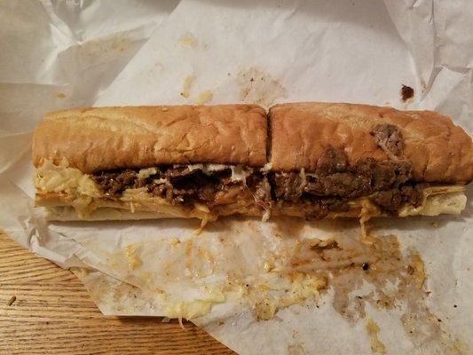 Large Korean steak sandwich. It was ok, the slaw ruined it.