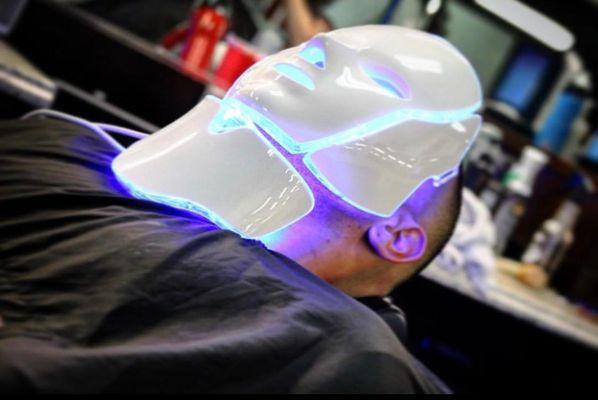 infrared light MASK!  ASK ABOUT FULL SERVICE FACIAL