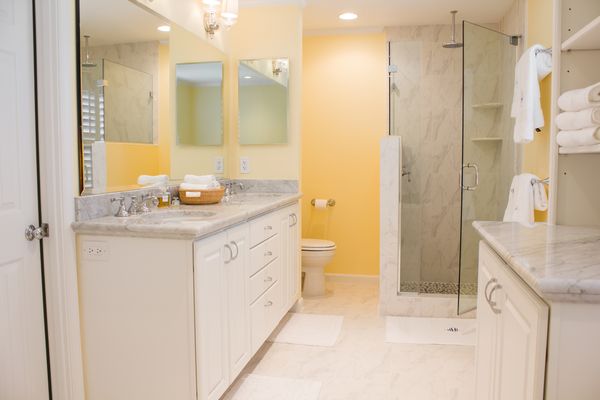 A Completed Bathroom Remodel Project