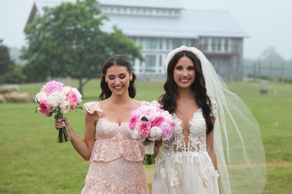 Bride: Alexandra Danielson  Bridesmaid: Julianna Danielson