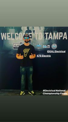 Made it to the finals for the Electrical National Championship by qualifying as the Top Professional Electrician in Arkansas!