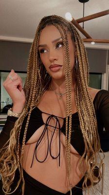 Goddess braids