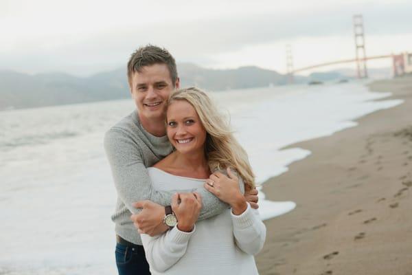 Baker Beach engagement shoot