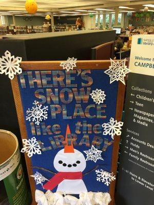 Yayw! Happy Holidays at the library