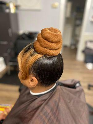 Up-do Protective Style