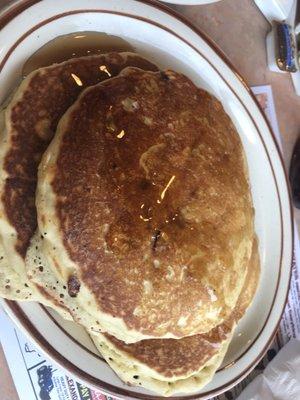 3 pancakes with the Big Country Breakfast