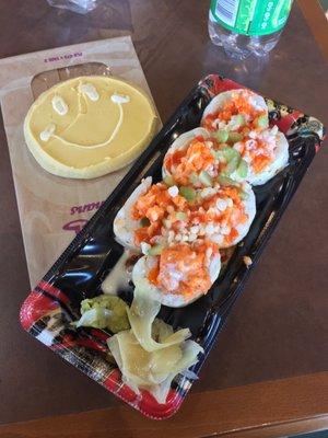 "Blue and Red" Buffalo Shrimp Roll & Decor Cookie