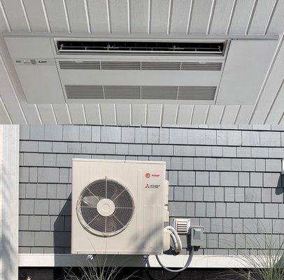 Trane mini split new installation