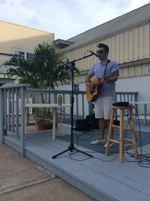 Acoustic Music poolside