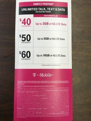 T-mobile Plans