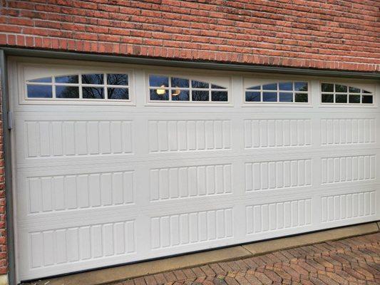 Carriage style garage doors