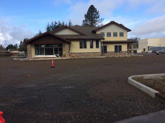 Our brand new full service veterinary clinic.  Just completed in October!  Located just behind our old facility.