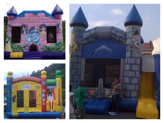 Here's some of our great bounce and slide combos!!