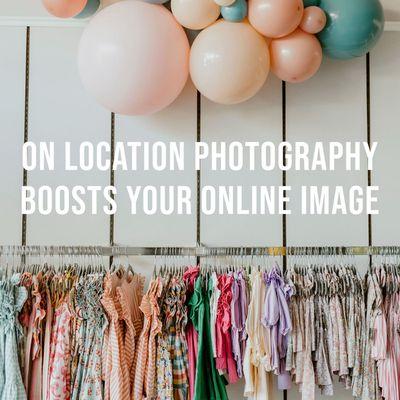 Onsite photograohy is photos taken at your location(s) so customers can catch your vibe right fromthe start.