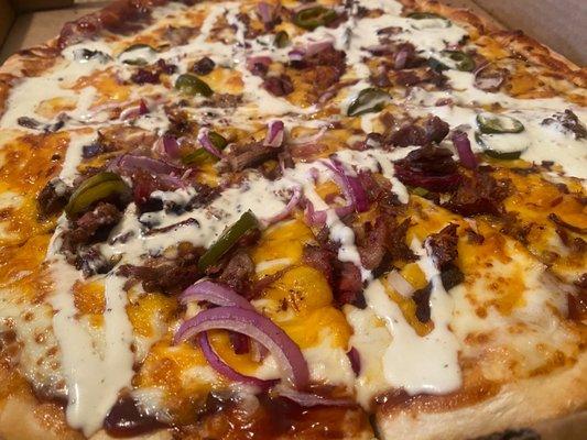 NEW BBQ Brisket Pizza