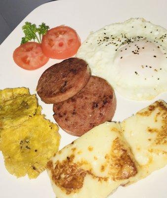 Salchichón with eggs