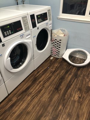 The phenomenal laundry rooms.