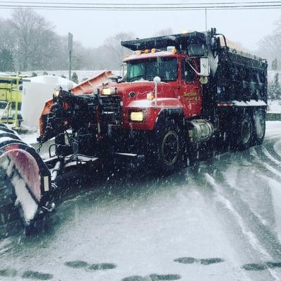 Plowing and sanding. For the state