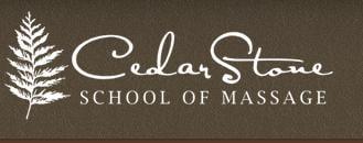 Cedar Stone School of Massage logo