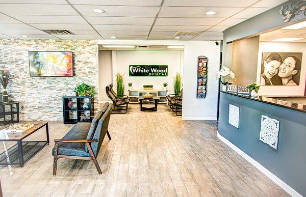 White Wood Dental Reception