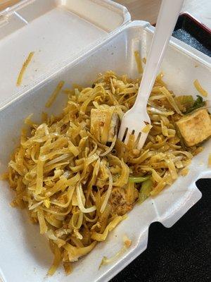 Pad Thai with Tofu