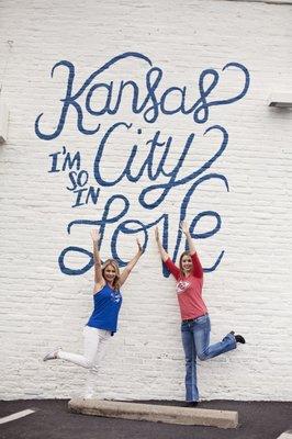 Jana & Meagan showing some Kansas City Love!