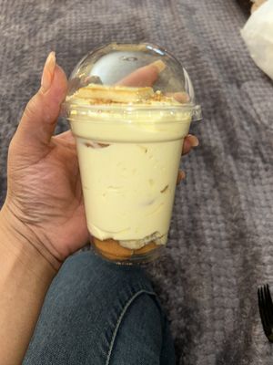 Banana Pudding Cake Cup